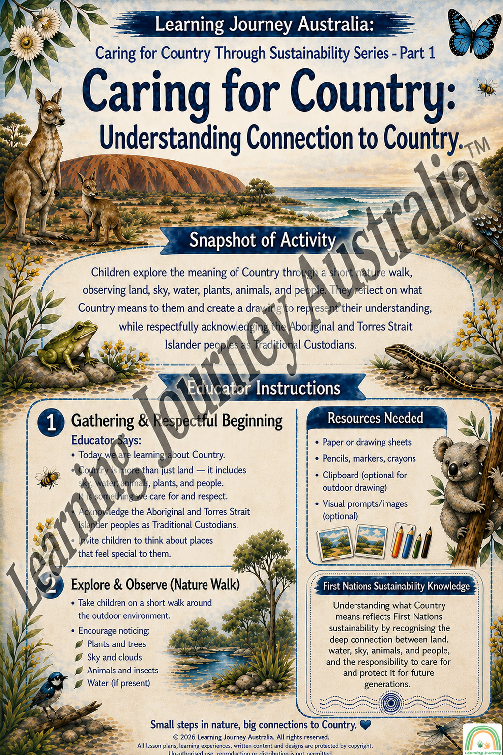 Embedding First Nations Perspectives - First Nations Sustainability Practices: Part 1 - Caring for Country: Understanding Connection to Country